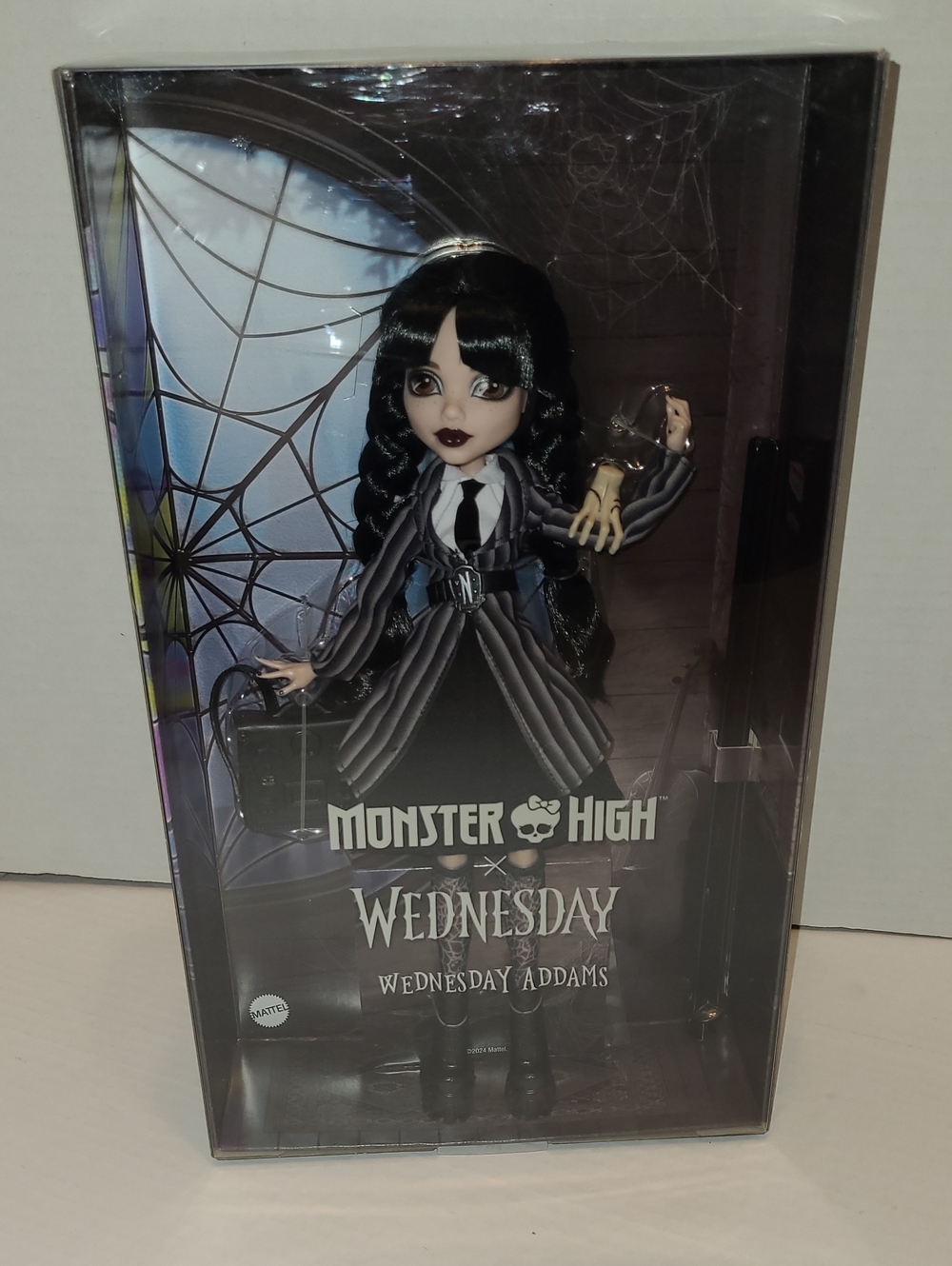 Monster High Wednesday Addams Black & White Fashion Doll